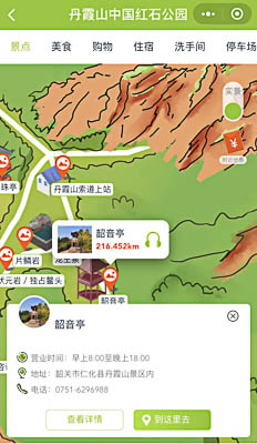 秦淮景区手绘地图智慧导览和语音结合，让景区“活”起来
